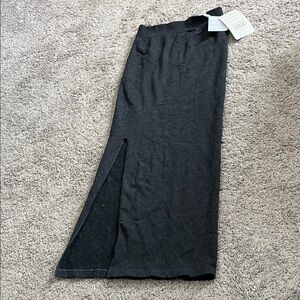 Fabletics Cloud Seamless  Maxi Skirt  Black Women's Skirt Sz S/6